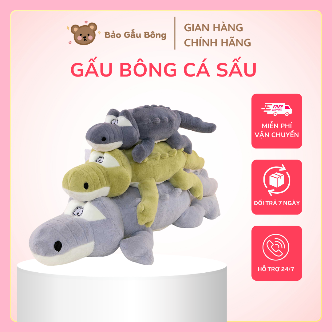 gấu bông cá sấu