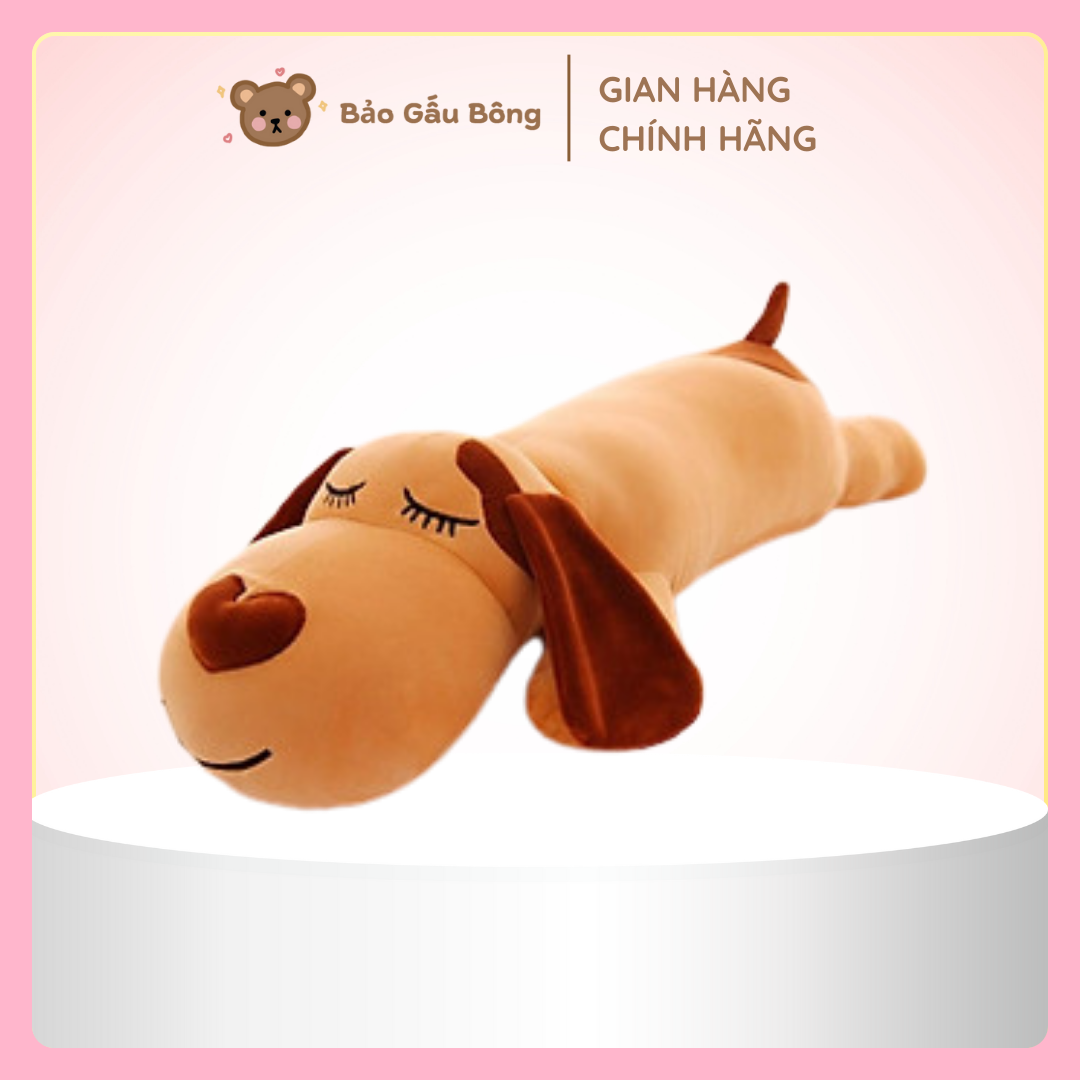 gấu bông chó mũi tim