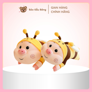gấu bông heo ong vàng