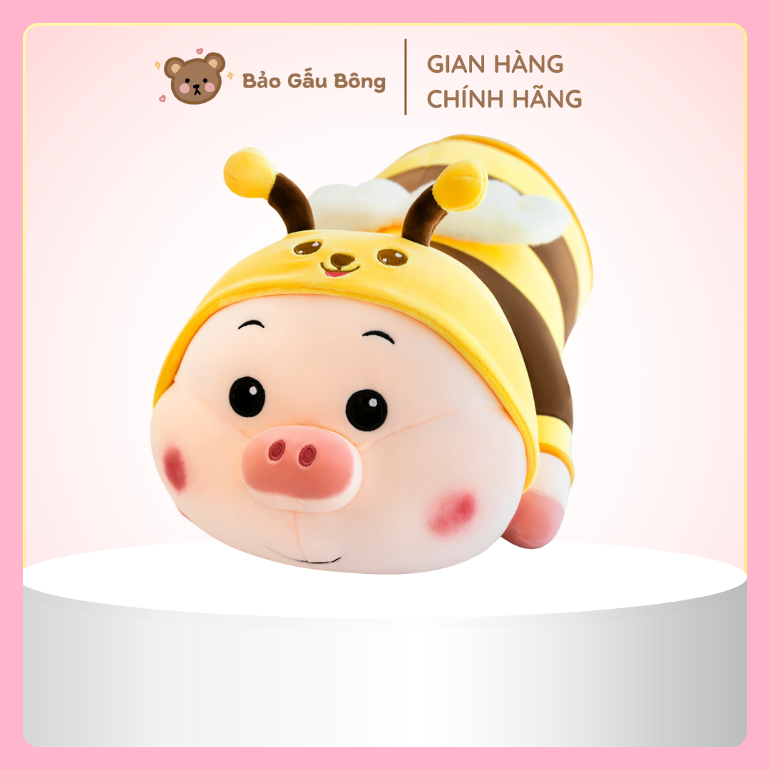 gấu bông heo ong vàng