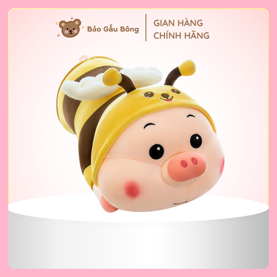 gấu bông heo ong vàng