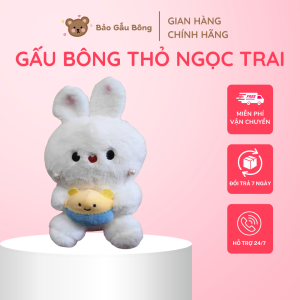 gấu bông thỏ ngọc trai