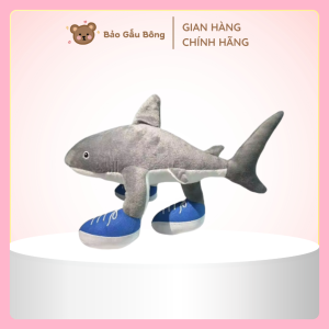 Gấu Bông Cá Mập Đeo Giày