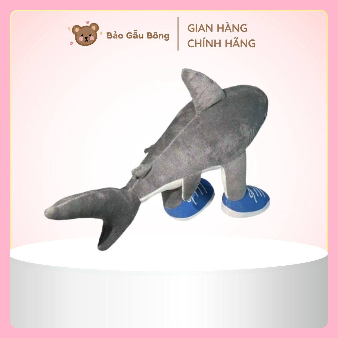 Gấu Bông Cá Mập Đeo Giày