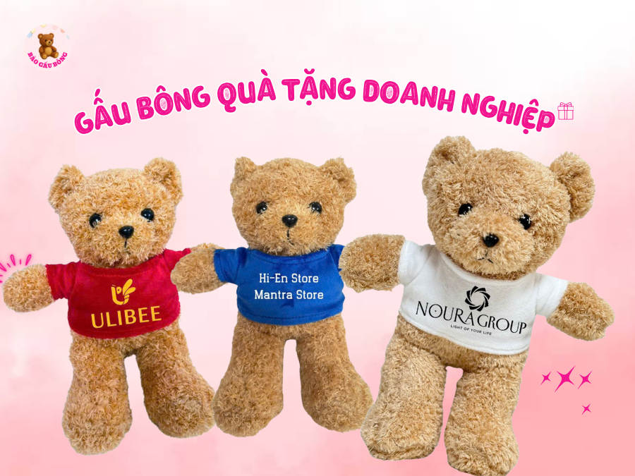 gấu bông quà tặng daonh nghiệp