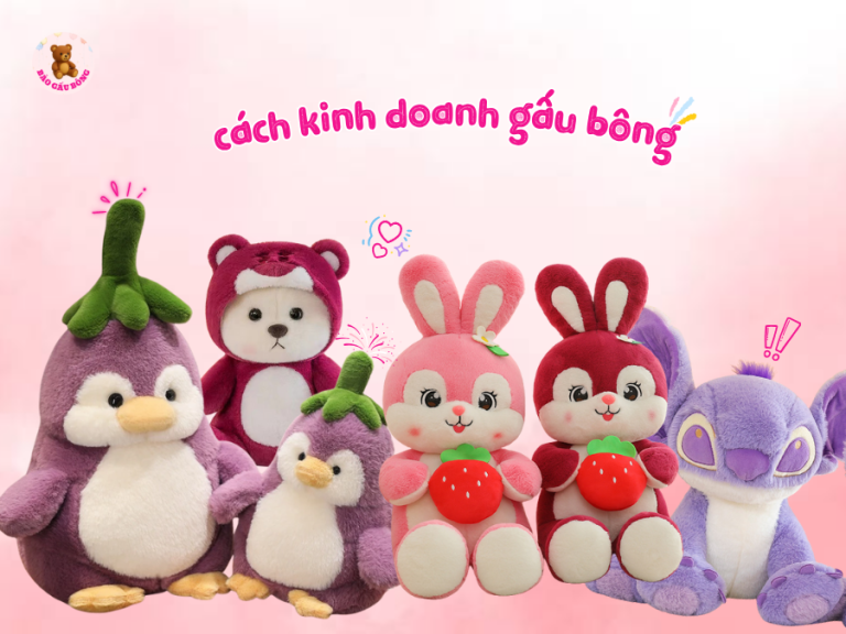 kinh doanh gấu bông