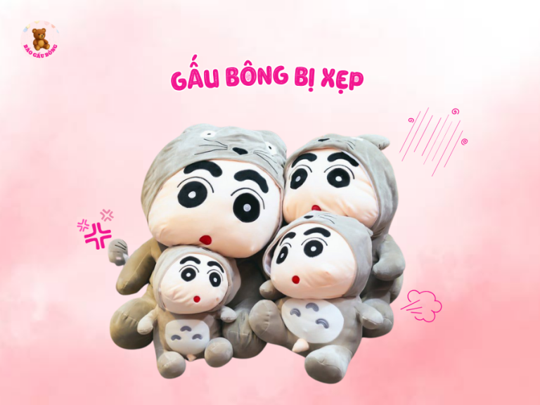 Gấu bông bị xẹp phải làm sao