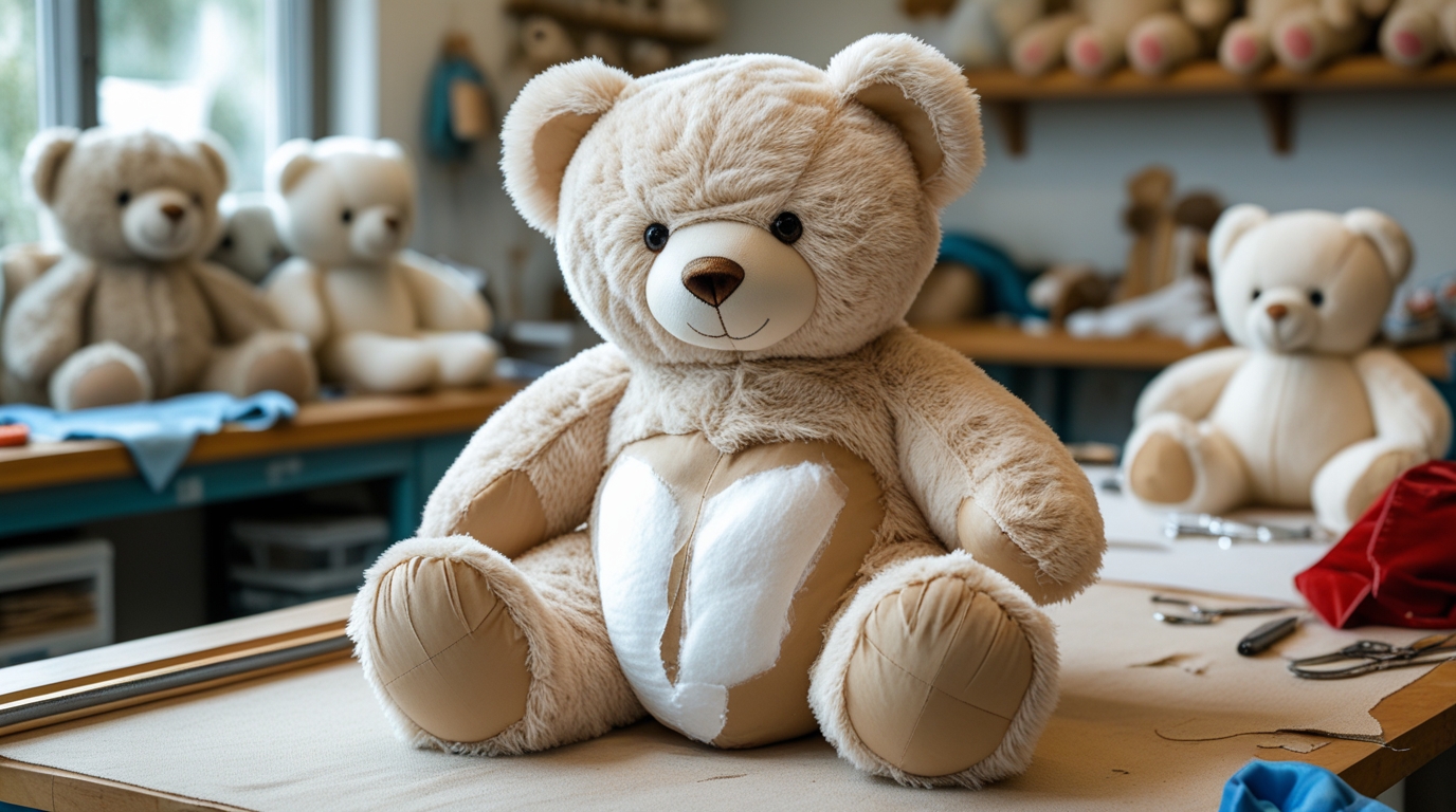 Gấu bông bị xẹp phải làm sao