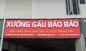 xưởng sản xuất gấu bông giá rẻ